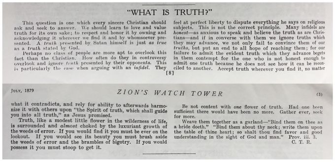 *ZION'S WATCH TOWER, July 1879, Vol.1 No.1
